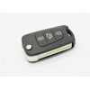 Hyundai 3-button flip remote key shell