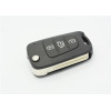 Kia 3-button flip remote key shell