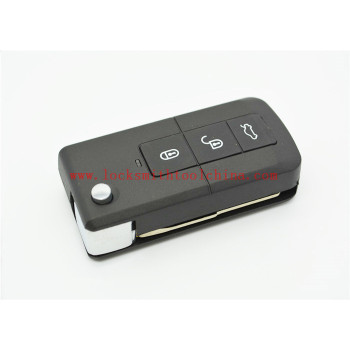 Kia Sorento 3-button folding remote key casing（With battery holder）