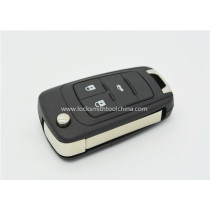 Original Chevrolet 3-button Flip Remote Key Casing