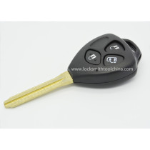 Toyota 3-button remote key shell