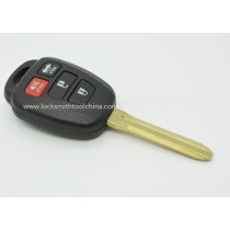 Toyota camry 4-button remote key shell