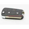 Nissan Sunny 3-button flip remote key shell