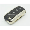 Audi A6 3-button folding remote key shell(Bentley style)