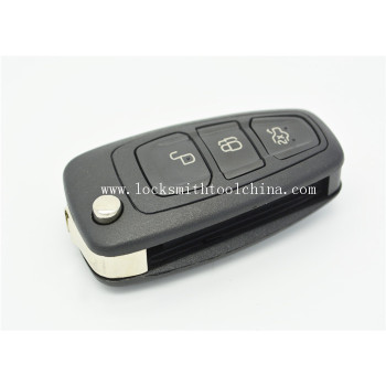 Ford Foucs 3-button folding remote key casing