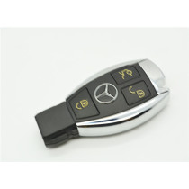 Benz 3-button smart remote key shell