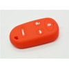 Toyota 4 button remote control Silicone Case (red)