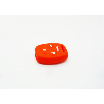 Honda 4-button remote control Silicone Case (red)
