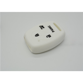 Honda 4-button remote control Silicone Case (white)