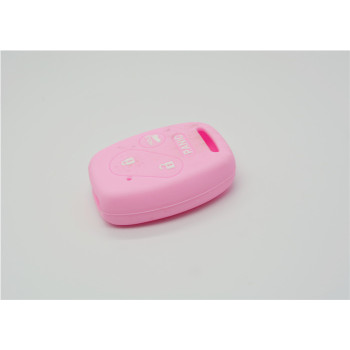 Honda 4-button remote control Silicone Case (Pink)