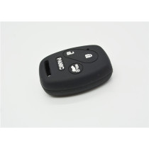 Honda 4-button remote control Silicone Case (Black)
