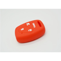 Honda 4-button remote control Silicone Case (Red)