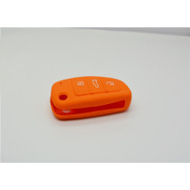 Audi 3-button remote control Silicone Case (orange)