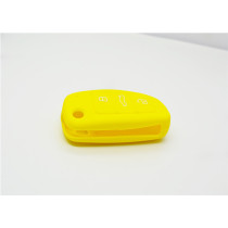 Audi 3-button remote control Silicone Case (Yellow)