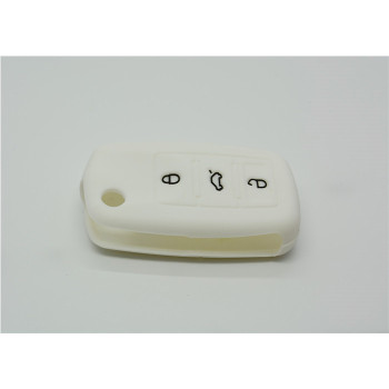 Volkswagen 3-button remote control Silicone Case (white)