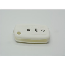 Volkswagen 3-button remote control Silicone Case (white)