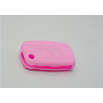 Volkswagen 3-button remote control Silicone Case (pink)