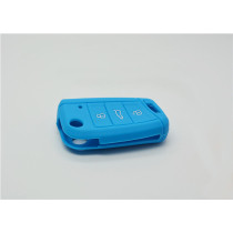 Volkswagen 3-button remote control Silicone Case (light blue)