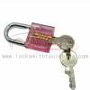 Cutaway Inside View of Mini Practice Padlock Lock Training Skill Pick for Locksmith Red