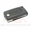 High Quality Cit-roen 3-button Flip Remote Casing AML030595