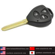 High quality Toyota 3-button Remote Key Casing