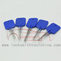 High quality 5pcs Cross-shaped Lock Pick Tools Set Blue & Silver AML020036