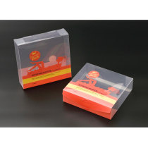 Customizable PVC blister packing box, clear Recyclable plastic gift box, transparent blister cosmetic box