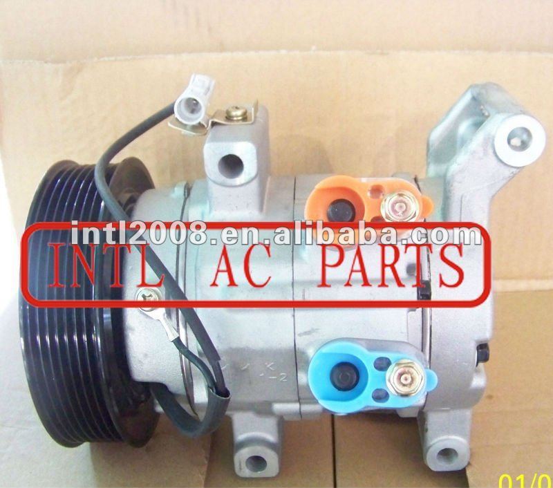 DENSO 10S11C 447260-8040 4472608040 88310-0K122 883200K100 auto ac air conditioning compressor for TOYOTA HILUX INNOVA 7PK