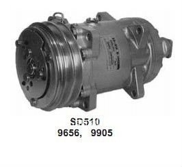 Sd510 SD5H16 9656 9905 auto compressor de ar