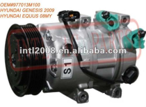 Hcc automóvel compressor de ar para hyundai genesis 2009 hyundai equus 08my oem#977013m100 97701- 3m100