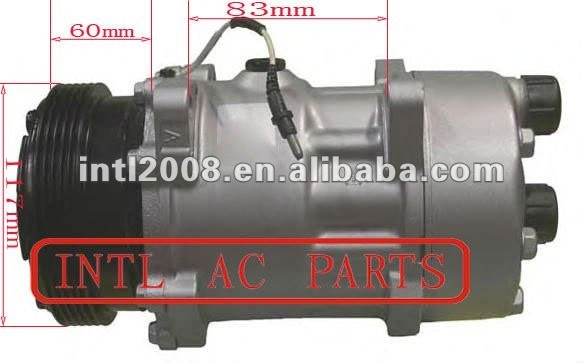 514470100 98462134 0900K222 6009K222 7882 SD709 SANDEN 7H15 AC COMPRESSOR FOR CITROEN FIAT IVECO PEUGEOT