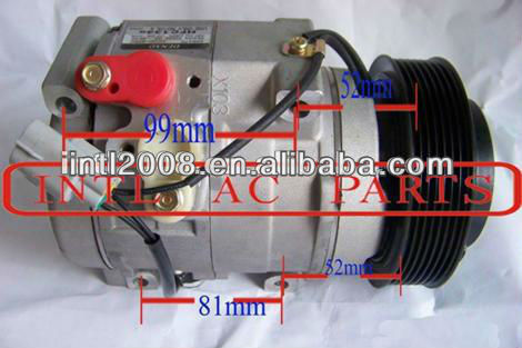 Denso 10S17C compressor ac Toyota Hiace / Hilux Diesel 2.5 / Land Cruiser 3.0 D4D 88320-35730 88320-6A081 88410-35400 447260-8232