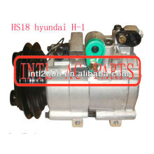 Hcc hs18 ac compressor do carro para hyundai h1 h-1 starex 2.5 td 2.4 4wd 97701- 4a071 97701- 4a300 97701- 4a370 97701- 4a070 a5w00001b