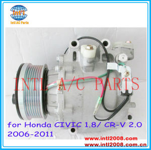 Compressor para honda cr-v 2.0/civic 1.8i 2006- 38810rnaa02 38810rrba01 38810rnaa01 38800rnba02 38800rnaa010m2 38800rnaa011m2
