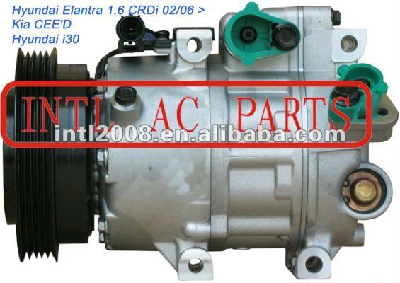 HCC VS16 Car a/c compressor for Hyundai Accent 1.5 1.6 CRDI DIESEL,Elantra, i30 i20 /Kia Ceed 97701-1E300 977012H202 TSP0155935
