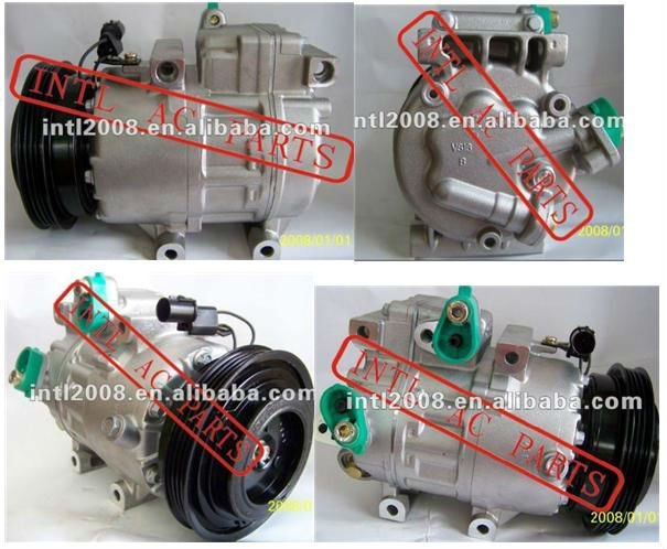 AC Compressor VS16 PV4 for Hyundai Elantra L4 2.0L 1 2007 -2012 2008 2009 2010 2011 Part No# 447200-9464 10R-12971 447200 9464