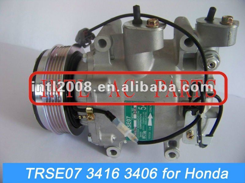 TRSE07 PV5 car ac compressor for Honda Jazz/Fit/ City sanden 3416 3406 a c compressor air conditioning