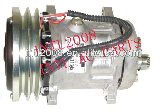 Sanden 4609 SD7H15 auto ac compressor for Case Industrial New Holland tractor McCormick 1999760C2 86993462 1999755C3 1999760C2