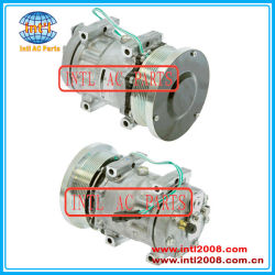 SANDEN 7H15 709 sd709 SD7H15 163-0872 1630872 4769 U4301 4301 U4769 air conditioner ac compressor for Trator Case