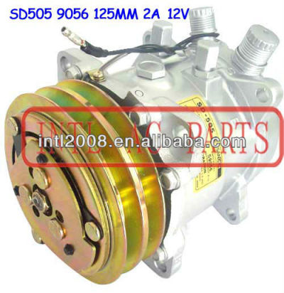 Universal carro condtioning ar compressor sanden 5h09 505 9056 12v 125mm flare/auto ac( um/c) compressor sd505 5h09 unisersal