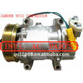 sanden sd6v12 1439 1438 1430 ac compressor de ar condicionado para peugeot 206 307 citroen berlingo xsara c2 9646273880 6453jl