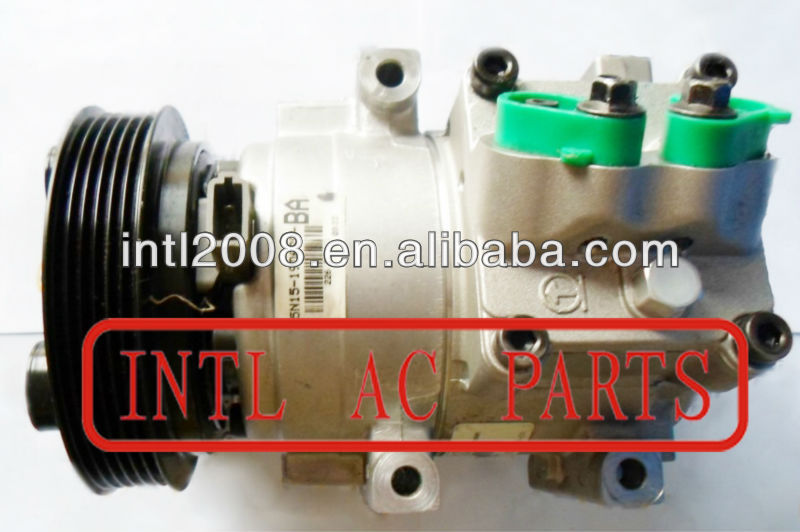 5N15-19D629-BA F500 HCC HALLA HS-15 HS15 auto aircon ac compressor 6PK assy for 2005-2008 Ford Fiesta Ecosport ECO SPORT 1.6