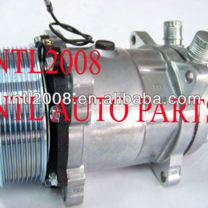 Condicionador de ar universal um/c compressor sanden 508 5h14 sd5h14 sd508 12v 8pk polia brand new con air bomba