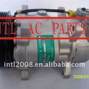 Klimakompressor sd6v12 um/c compressor para ar condicionado peugeot citroen 307 c2 c3 9646273880 sd6v12 1438