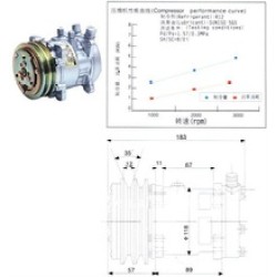 air conditioner a/c compressor SD505 SD5H09 air conditioner For Universal