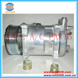 universal ac compressor sanden para 508 sd508 sd5h14 9565 pv6 119mm flare
