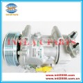 sanden 6v12 sd6v12 auto compressor da ca para citroen e peugeot fiat 206 9671456680 9655191580 9684480480 6453qh 9800822280 5215310145