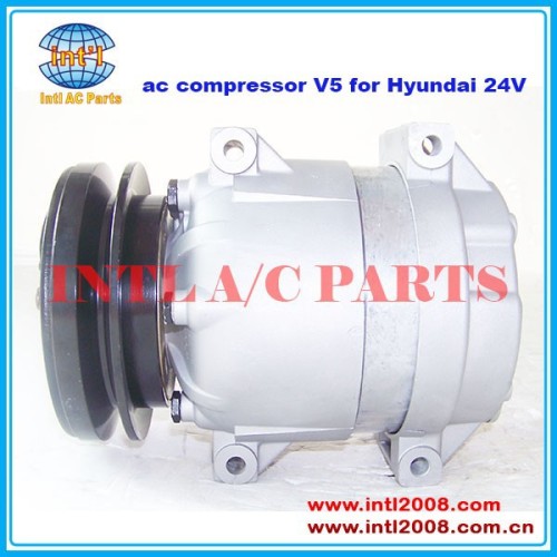 air conditioner compressor for Delphi V5 for HYUNDAI 24V 1pk pulley