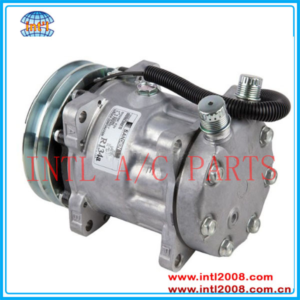SD7H15 sanden 8053 8069 ac compressor for DAF/JCB 123/04999/ Volvo trucks FH12/FH16/ Scania 2 3 11007314 11007857 11058974