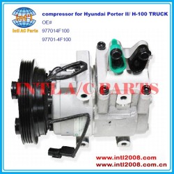977014f100 97701- 4f100 para halla- hcc hs15 hs-15 para auto ar condicionado compressor ac para hyundai porter ii/h100 caminhão h-100 4pk